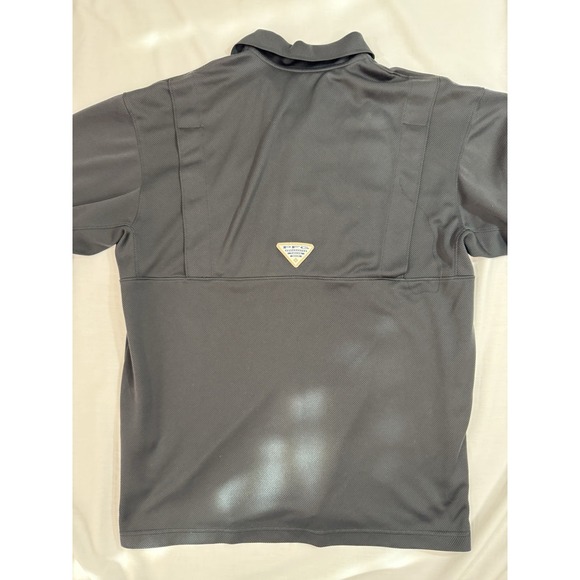 Texas Tech Red Raiders Columbia Golf Polo Shirt Mens Size Large Black Campus - Picture 11 of 12